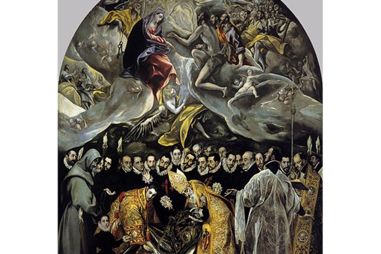 Toledo - Santo Tomé_Pohřeb hraběte  Orgaz_El Greco