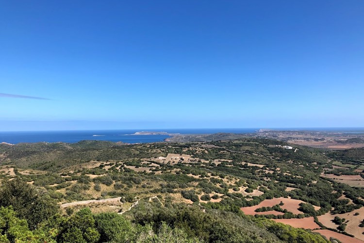 výhled od Castell de Santa Agueda 