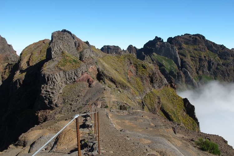 Madeira - přechod z Pico Arieiro na Pico Ruivo