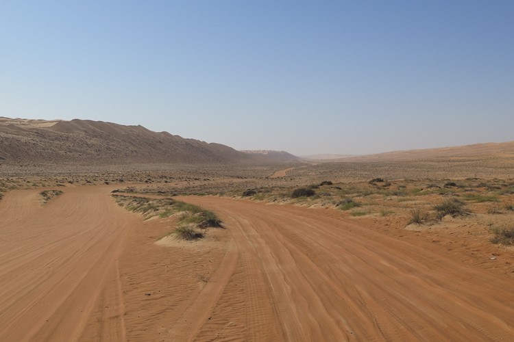 cesta do pouštního kempu