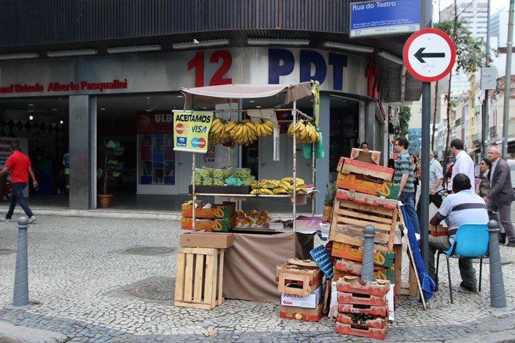 Pouliční prodej ovoce