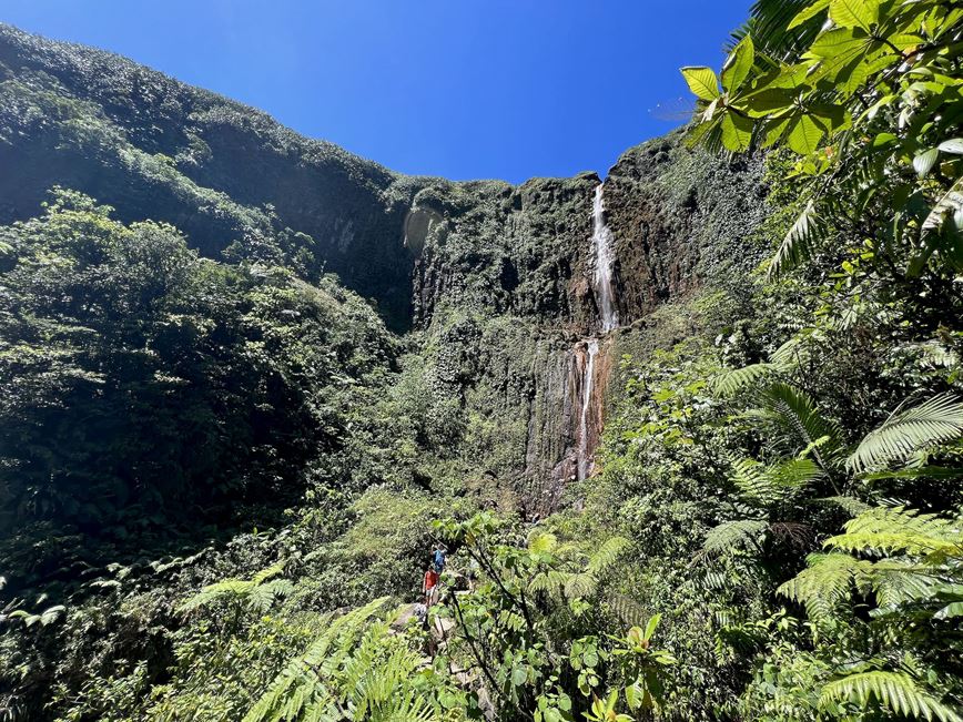 Guadeloupe - vodopády Carbet