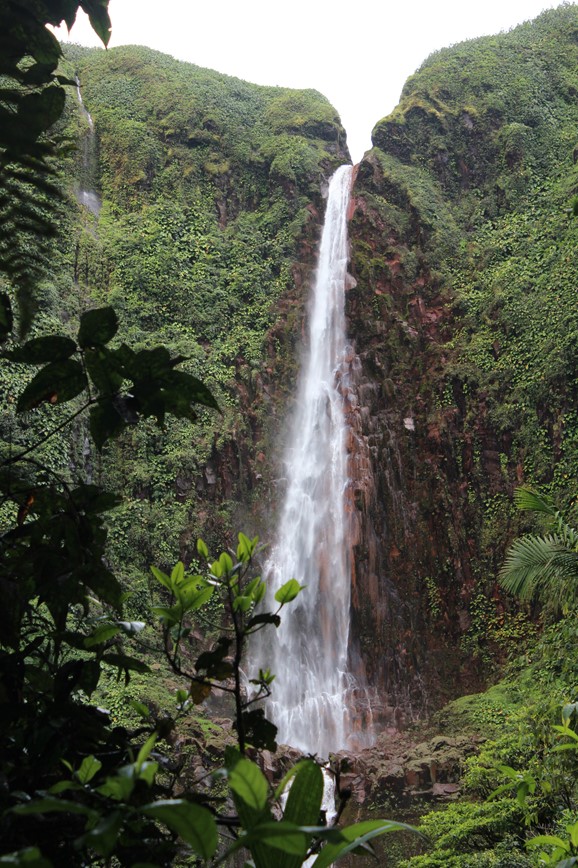 Guadeloupe - vodopády na řece Carbet
