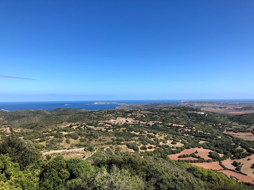 výhled od Castell de Santa Agueda 