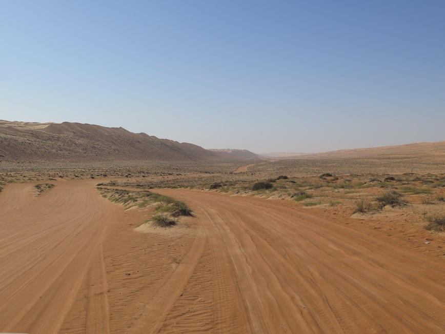 cesta do pouštního kempu