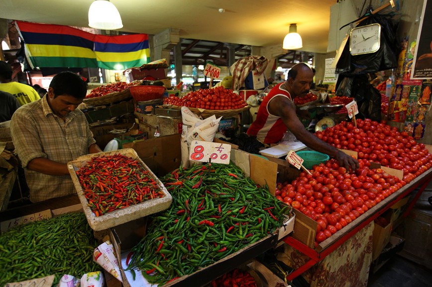 Mauritius - tržištěe v Port Louis