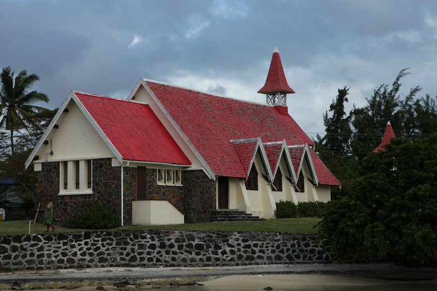 Mauritius - kostelík na Cap Malheureux