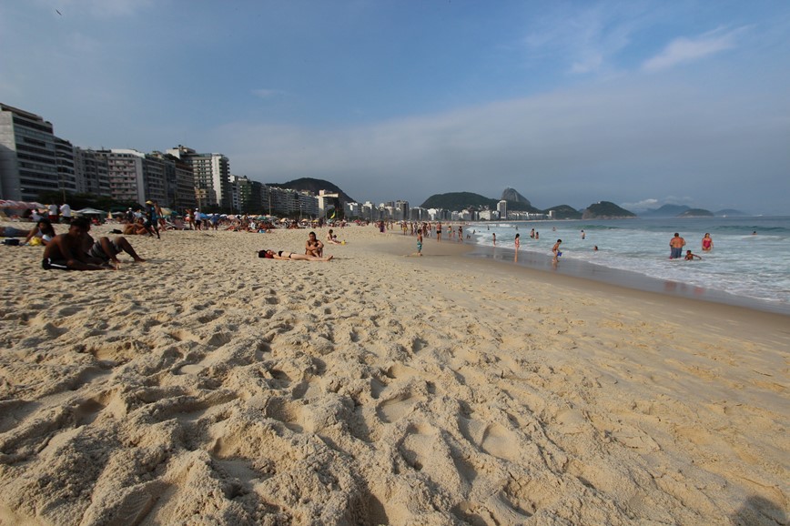 na pláži Copacabana 2