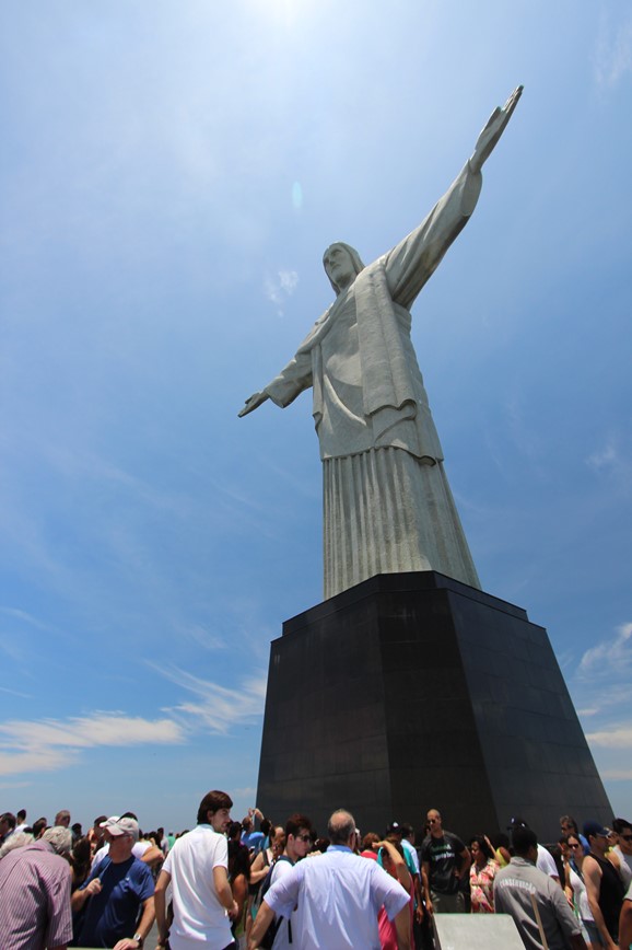socha Krista na vrcholu Corcovado 2