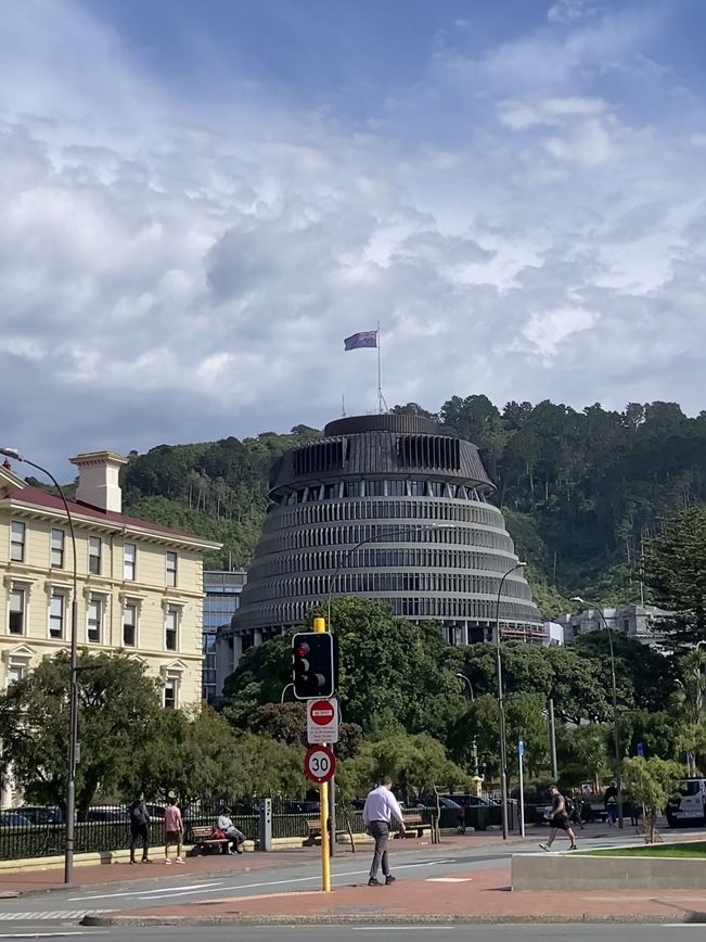 Wellington - Beehive - parlament 